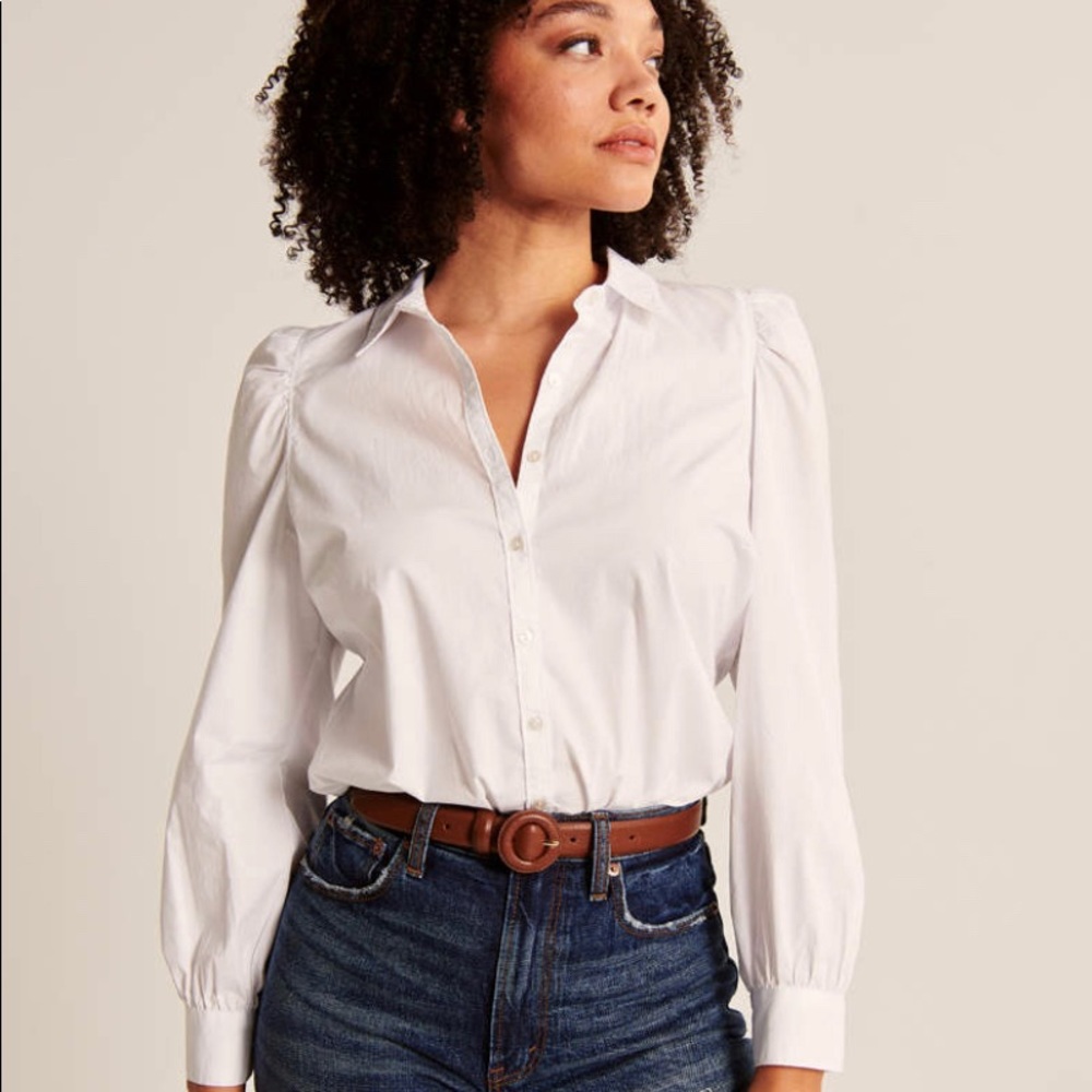 White long sleeve blouse